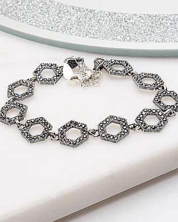 CATEGORII - Bratara argint cu marcasite cod 5-50463, gr7.7