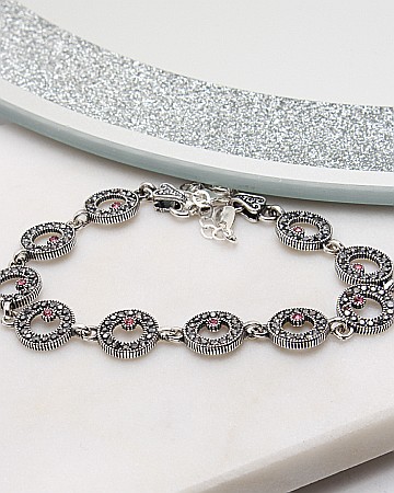 CATEGORII - Bratara argint cu marcasite cod 5-51108, gr7.6