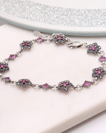 BRATARI ARGINT - Bratara argint cu marcasite, gr7.4