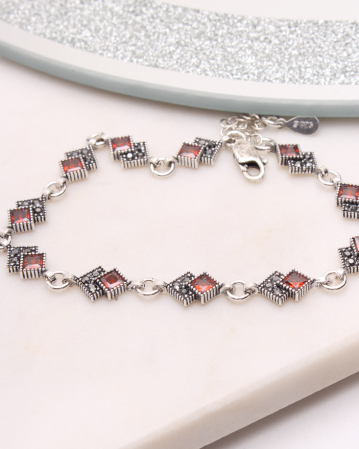 BRATARI ARGINT - Bratara argint cu marcasite, gr7.4