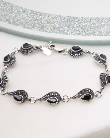 BRATARI ARGINT - Bratara argint cu marcasite, gr7.5