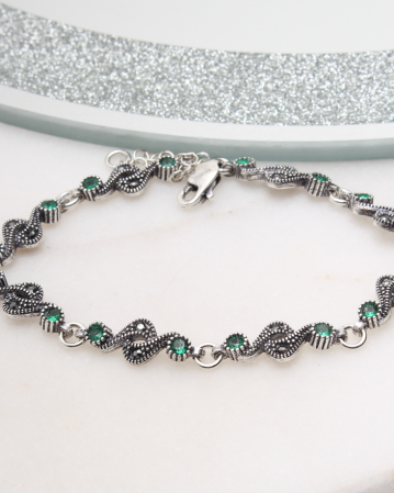 BRATARI ARGINT - Bratara argint cu marcasite, gr8