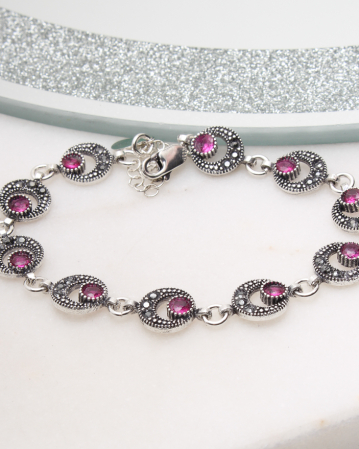 BRATARI ARGINT - Bratara argint cu marcasite, gr8.1