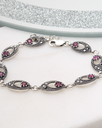 BRATARI ARGINT - Bratara argint cu marcasite, gr8.3