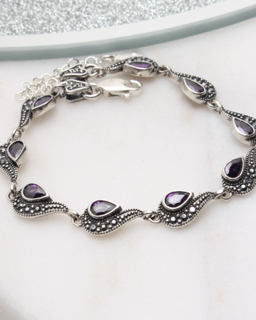 Noutati - Bratara argint cu marcasite, gr8.5