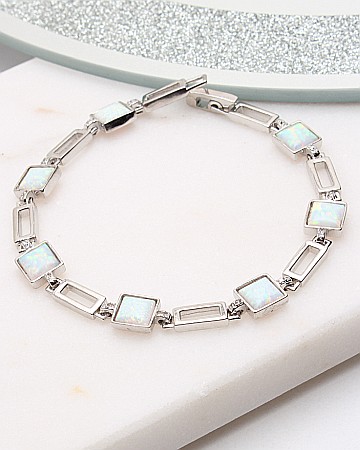 CATEGORII - Bratara argint cu opal cod 5-50431, gr10.6