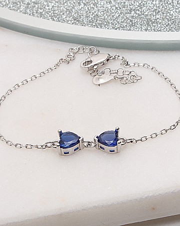 Bratari din argint si cubic zirconia - Bratara argint fundita cod 5-51410, gr2.5