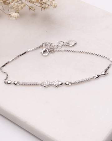 BRATARI ARGINT - Bratara argint si cubic zirconia fundite 2.5g