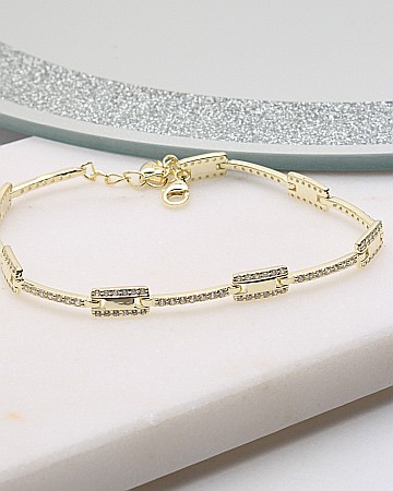 CATEGORII - Bratara argint si cubic zirconia cod 5-50250, gr7.4