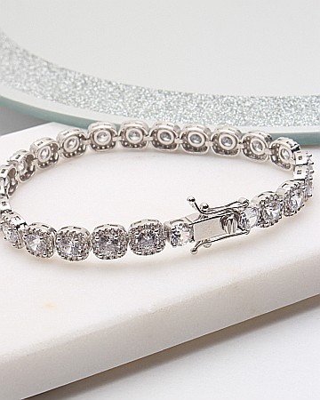CATEGORII - Bratara argint si cubic zirconia cod 5-50383, gr20.4