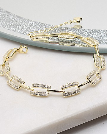 CATEGORII - Bratara argint si cubic zirconia cod 5-50984, gr10.3
