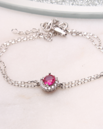 CATEGORII - Bratara argint si cubic zirconia, gr2.6