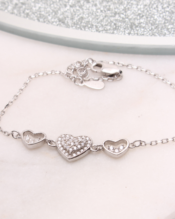 CATEGORII - Bratara argint si cubic zirconia, gr2.9