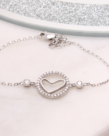 CATEGORII - Bratara argint si cubic zirconia, gr3.2