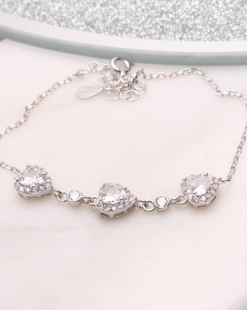 CATEGORII - Bratara argint si cubic zirconia, gr3.2