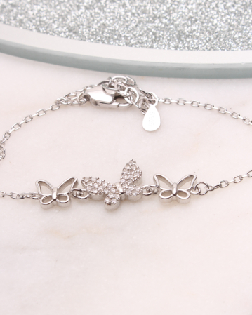 CATEGORII - Bratara argint si cubic zirconia, gr3