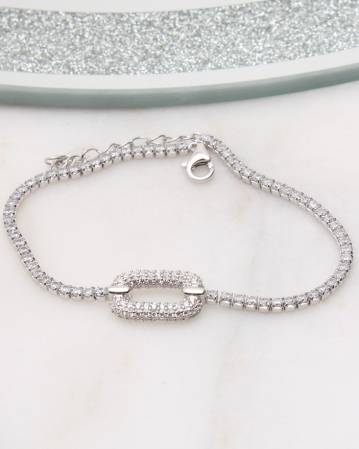 CATEGORII - Bratara argint si cubic zirconia, gr4.2