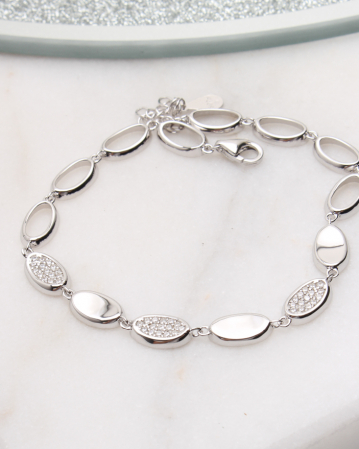 CATEGORII - Bratara argint si cubic zirconia, gr6.8