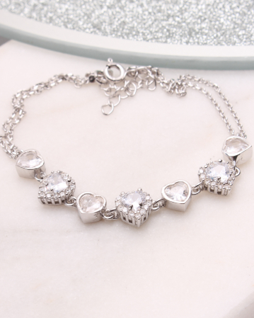 BRATARI ARGINT - Bratara argint si cubic zirconia, gr7.1