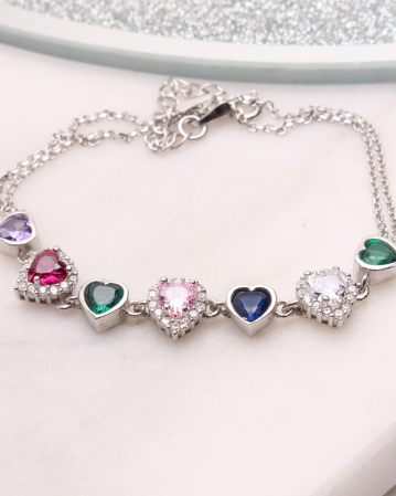 CATEGORII - Bratara argint si cubic zirconia, gr7