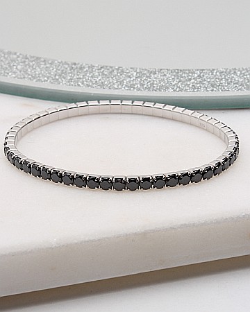 Bratari din argint si cubic zirconia - Bratara argint tennis reglabila cod 5-51214, gr6.7