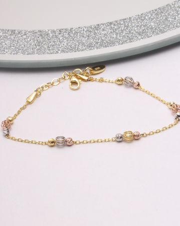 BRATARI ARGINT - Bratara argint trei culori, gr2.6