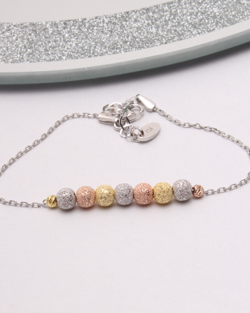 BRATARI ARGINT - Bratara argint trei culori, gr3.2