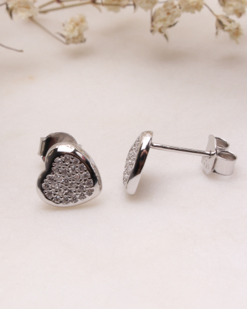 CATEGORII - Cercei argint 925 si cubic zirconia, 1.2g