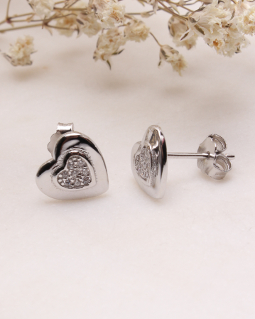CATEGORII - Cercei argint 925 si cubic zirconia, 1.5g