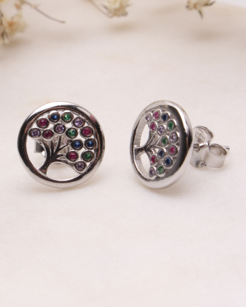 CATEGORII - Cercei argint 925 si cubic zirconia, 1.7g