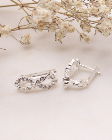 CERCEI ARGINT - Cercei argint 925 si cubic zirconia infinit 1.9g