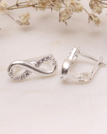 CERCEI ARGINT - Cercei argint 925 si cubic zirconia infinit 2.1g