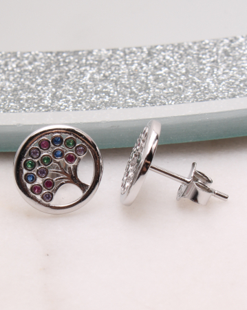 CERCEI ARGINT - Cercei argint copacul vietii, gr1.7