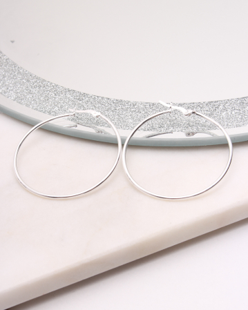 CERCEI ARGINT - Cercei argint creole, gr3.6