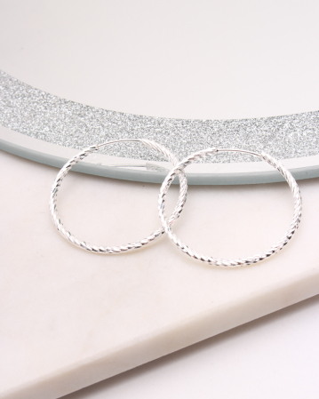 CERCEI ARGINT - Cercei argint creole, gr3