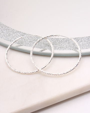 CERCEI ARGINT - Cercei argint creole, gr4.2