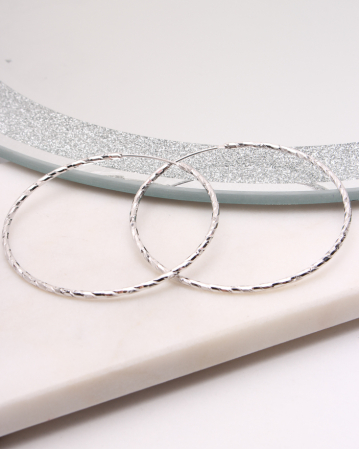 CERCEI ARGINT - Cercei argint creole, gr4.9