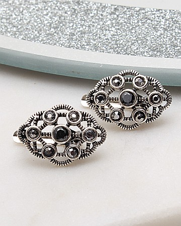 Cercei din argint si marcasite - Cercei argint cu marcasite cod 2-50830, gr2.7