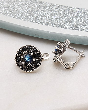 Cercei din argint si marcasite - Cercei argint cu marcasite cod 2-50846, gr2