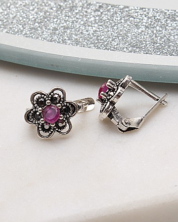 REDUCERI - Cercei argint cu marcasite cod 2-50852, gr1.9