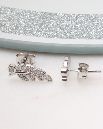 CERCEI ARGINT - Cercei argint frunzulita, gr1.9