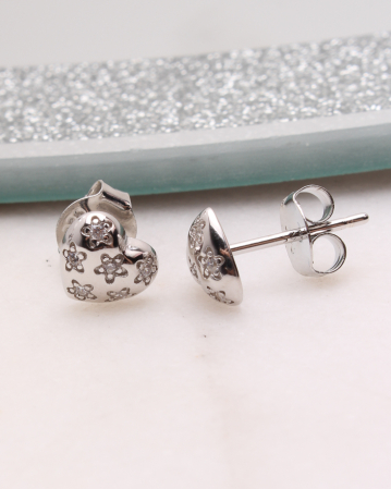 CATEGORII - Cercei argint inima, gr1.4