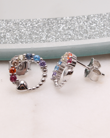 CATEGORII - Cercei argint si cubic zirconia, gr1.9