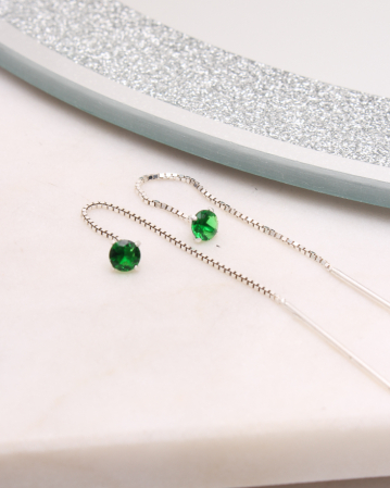 CERCEI ARGINT - Cercei argint lungi, gr0.8