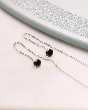 CERCEI ARGINT - Cercei argint lungi, gr0.8