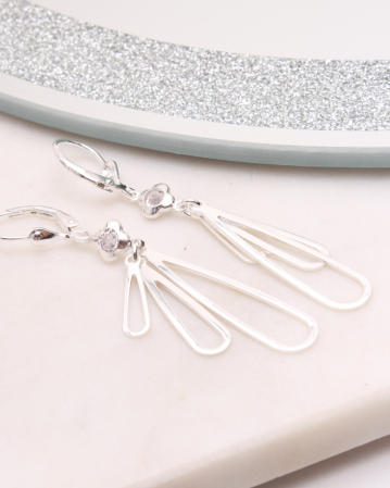 CERCEI ARGINT - Cercei argint lungi, gr3.4