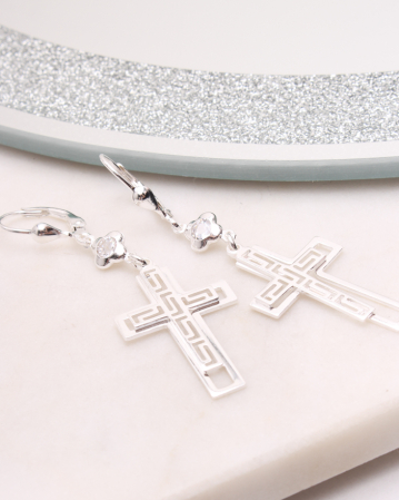 CERCEI ARGINT - Cercei argint lungi, gr3.6