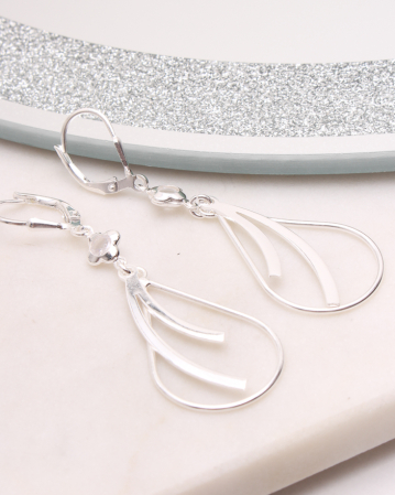 CERCEI ARGINT - Cercei argint lungi, gr3.7