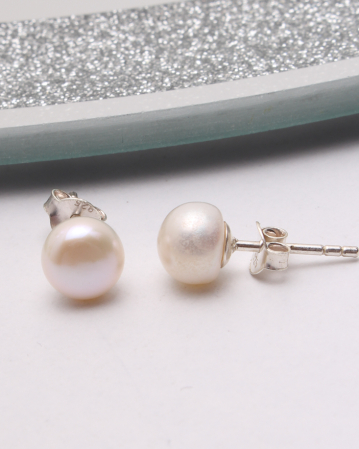 CERCEI ARGINT - Cercei argint perla, gr1.1