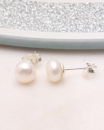 CERCEI ARGINT - Cercei argint perla, gr1.2